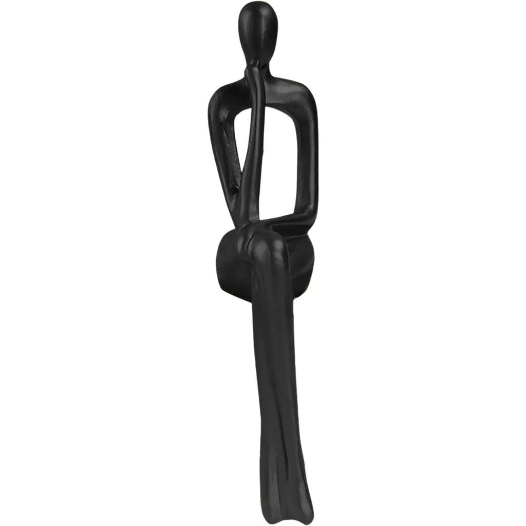 Декоративна статуетка MBM My Home Людина з мрією чорна (DH-ST-28 BLACK)