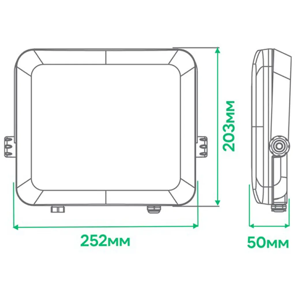 Світлодіодний прожектор Ardero LL-4100ARD PRO 100 Вт 6500 K чорний (80228) - фото 4