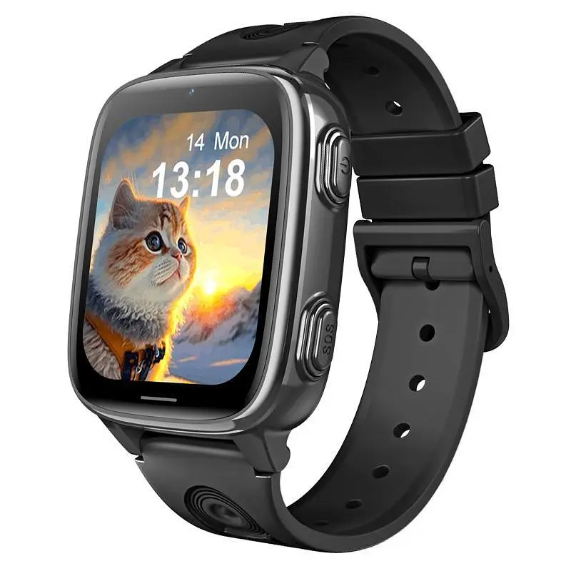 Дитячий смарт-годинник Lemfo D51, 4G чорний - фото 3