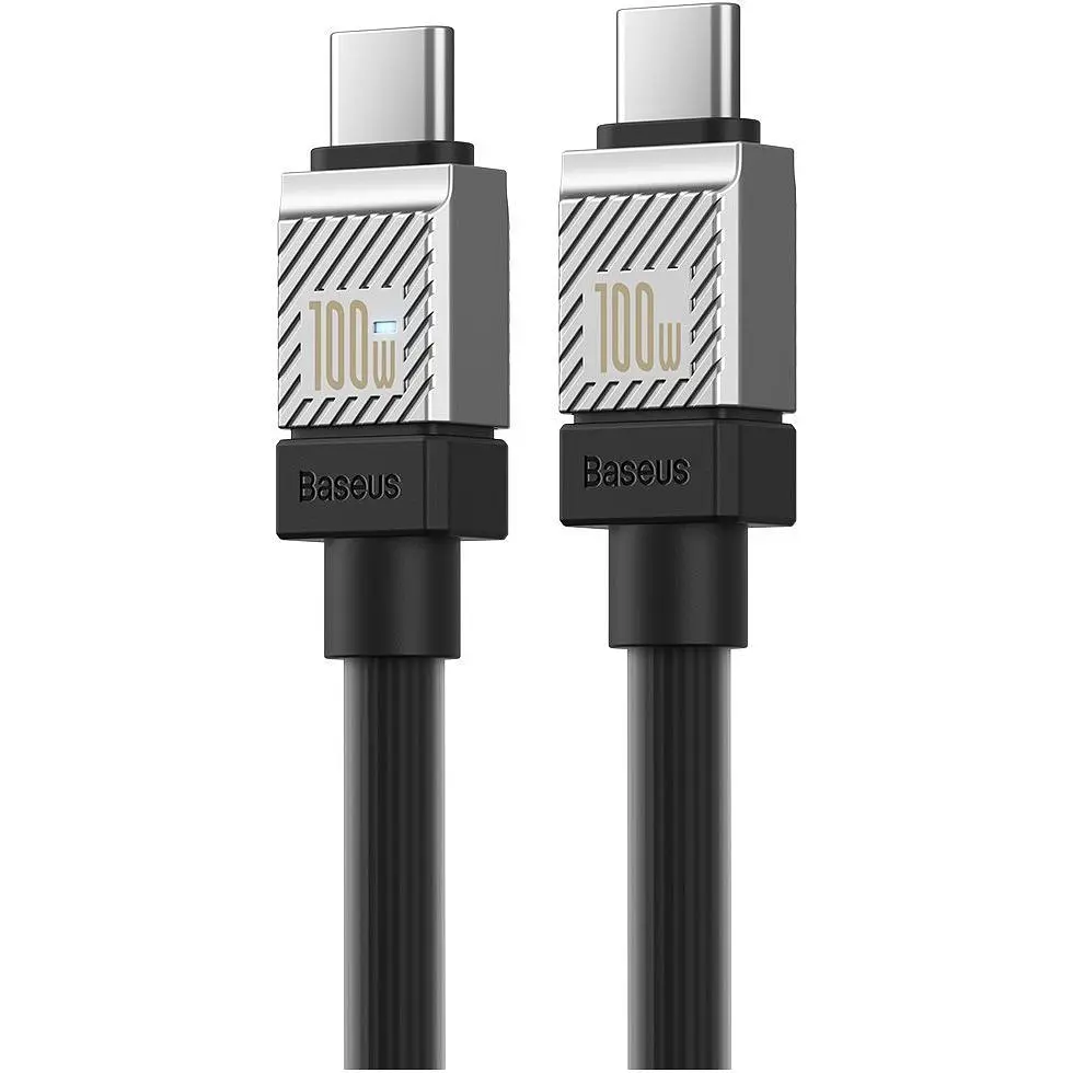 Кабель Baseus CoolPlay Series USB-C to USB-C 100W 1m Black [CAKW000201] [141248] - фото 3