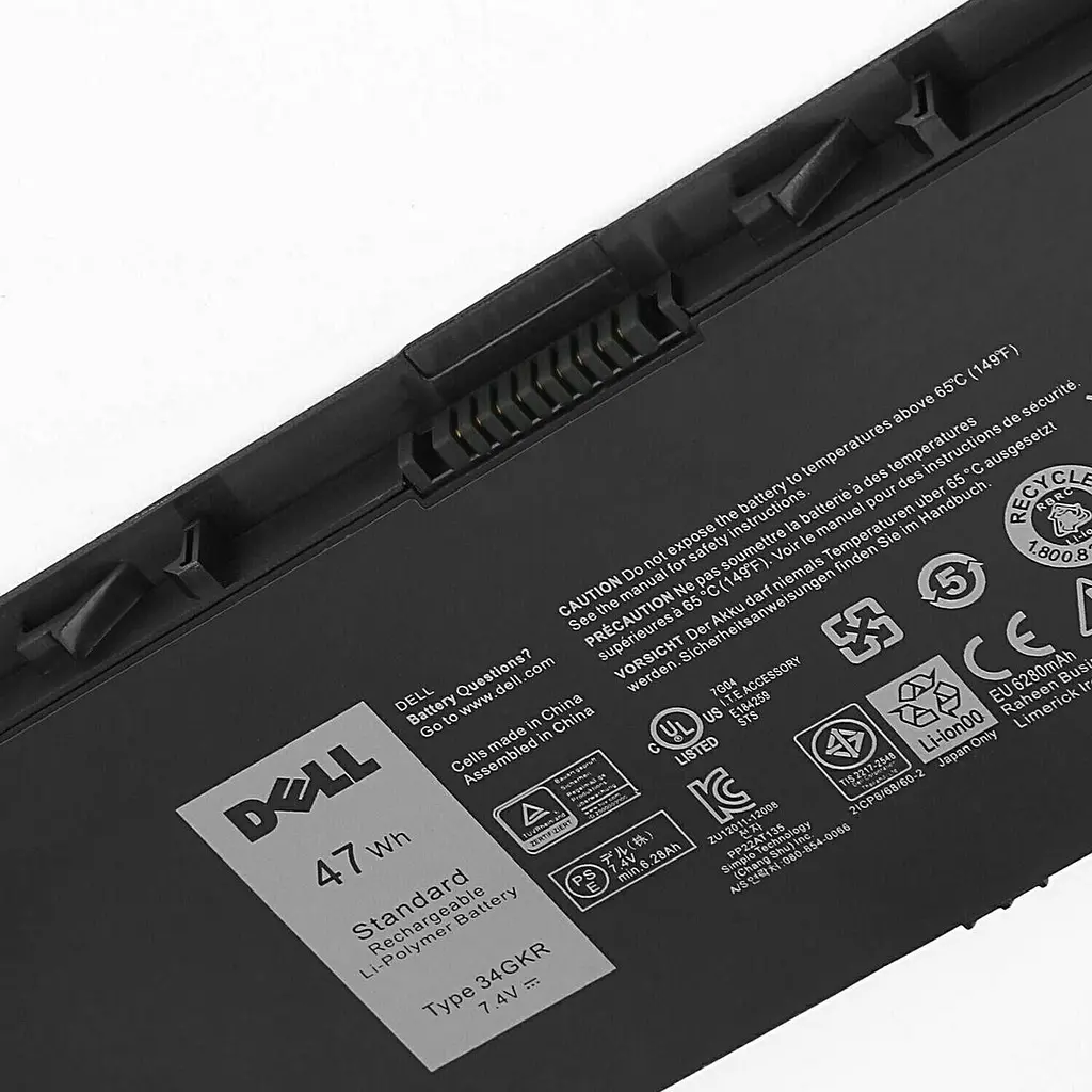 Акумулятор для ноутбука Dell Latitude E7420 E7440 E7450 - 34GKR (3RNFD) 7.4V 47Wh - фото 2