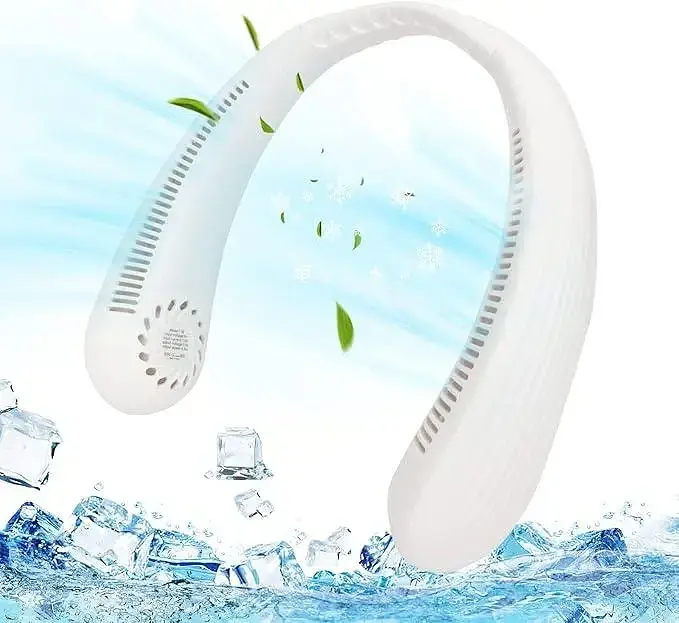 Портативний шийний вентилятор Bladeless Neck Cooler T36 з 3 швидкостями та функцією hands-free - фото 4
