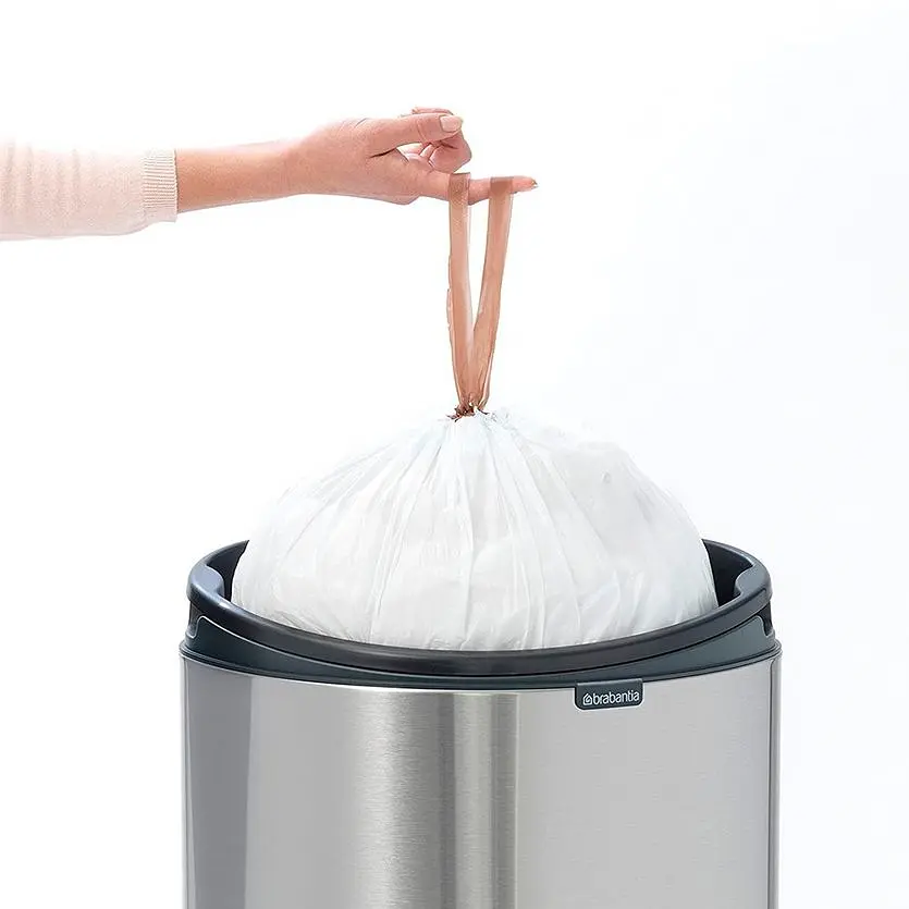 Бак для мусора Brabantia Touch 40 л бежевый (200748) - фото 6