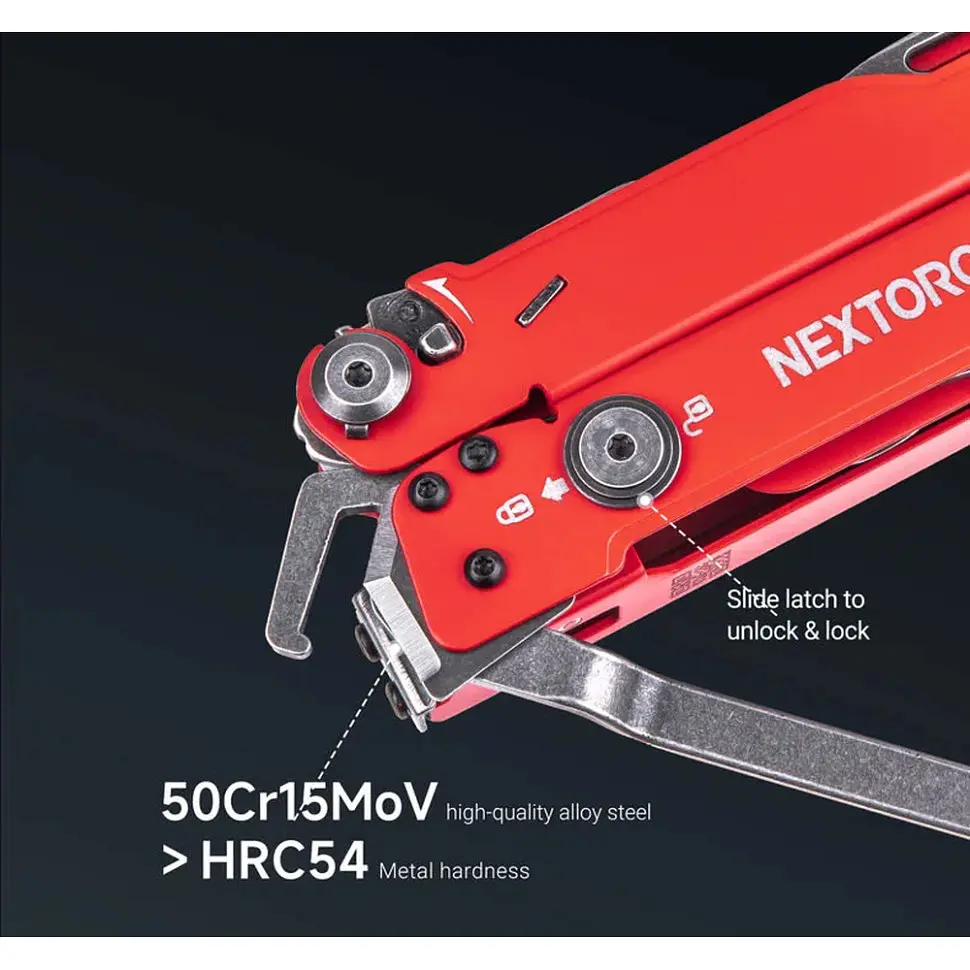 Мультитул Nextorch Pioneer MT20, красный - фото 10