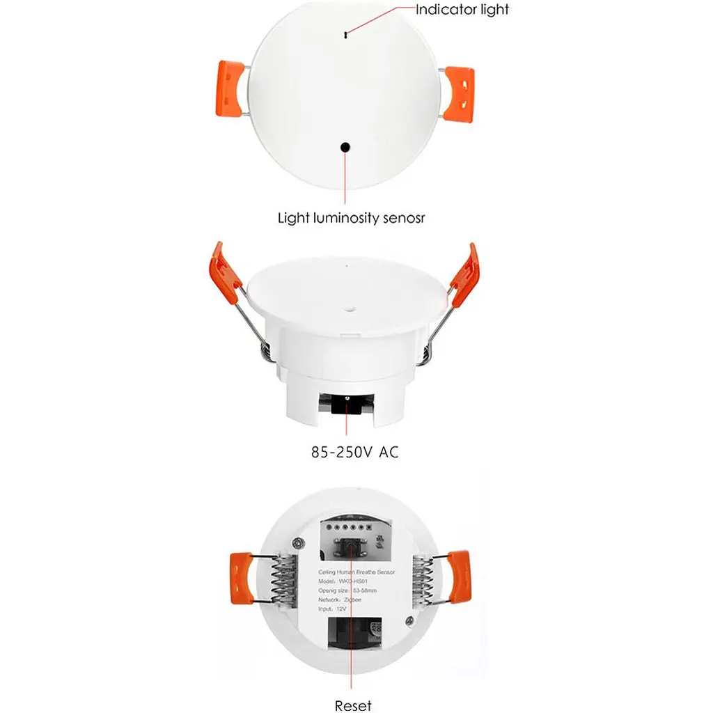 Датчик освітлення Tuya WKD-PIR06 ZigBee 5.8G [109107] - фото 3