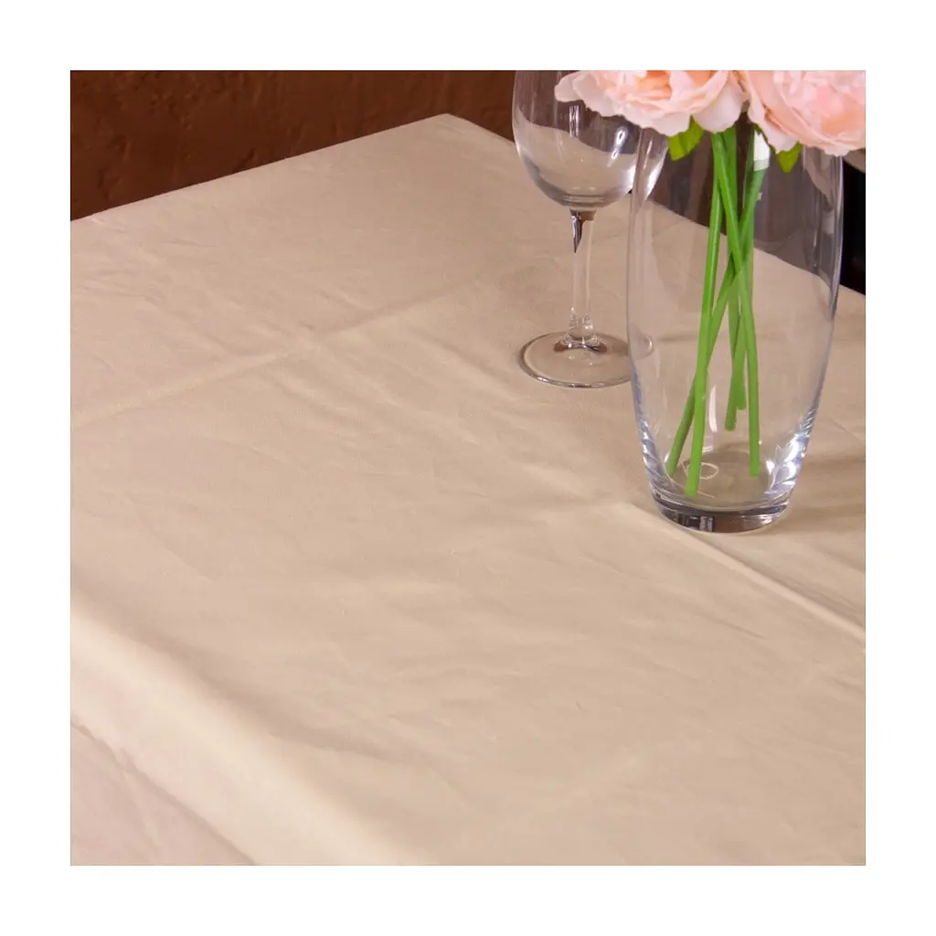 Скатертина MirSon Рогожа №204 Creamy 130x220 см (2200006737865) - фото 2