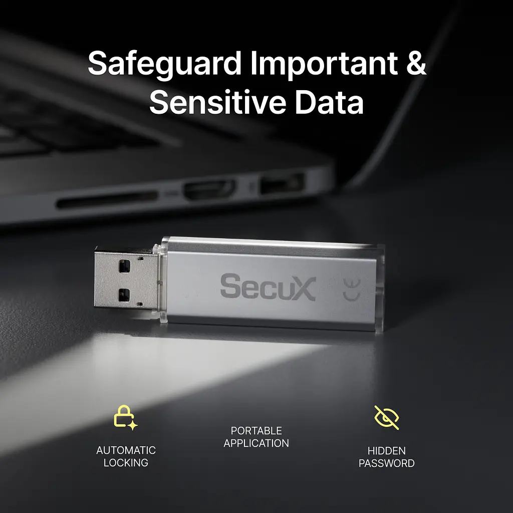 Флеш накопичувач SecuX Forte USB 128GB з шифруванням 1шт (B0D7H8V9X8) - фото 6