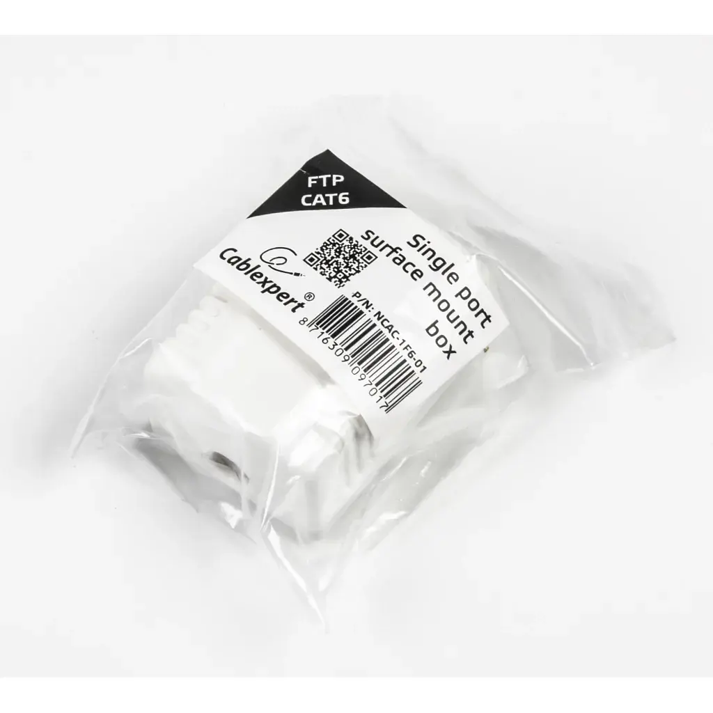 Комп'ютерна розетка Cablexpert RJ45x1 FTP, cat.6 (NCAC-1F6-01) - фото 2