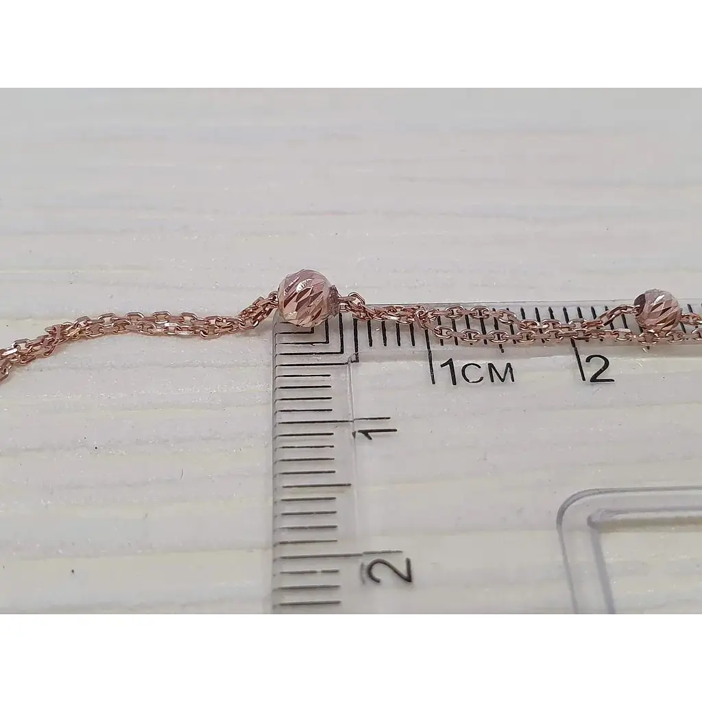 Золоте кольє Favoritum з алмазною гранню. 810071 - фото 3