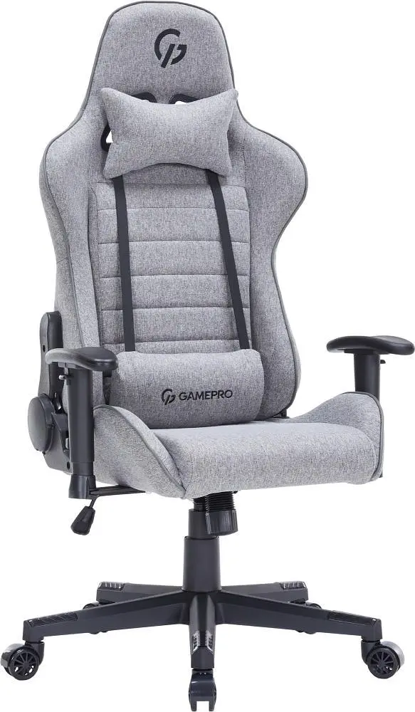 Крісло для геймерів GamePro Gray (GC575FG) - фото 8
