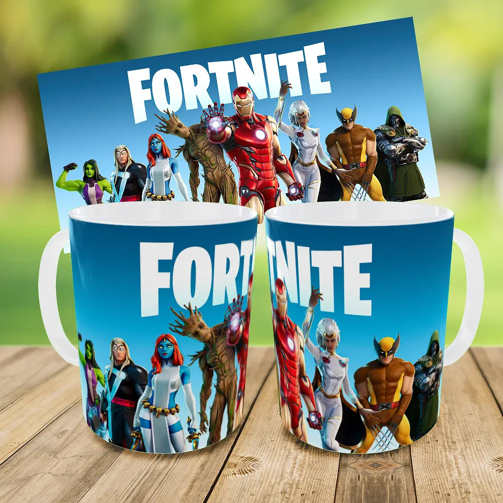 Набор: детская сумка-бананка+кружка Фортнайт "Fortnite" 32х15см,бананка для мальчика через плечо (00985) - фото 3