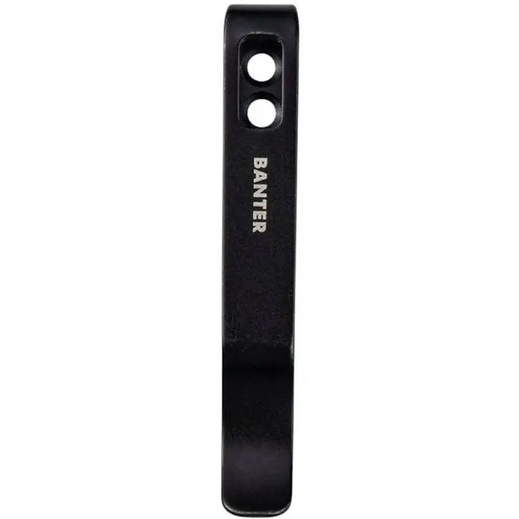 Кліпса кишенькова сталева чорна для Civivi Baby Banter без гвинтів CA-07A - фото 4