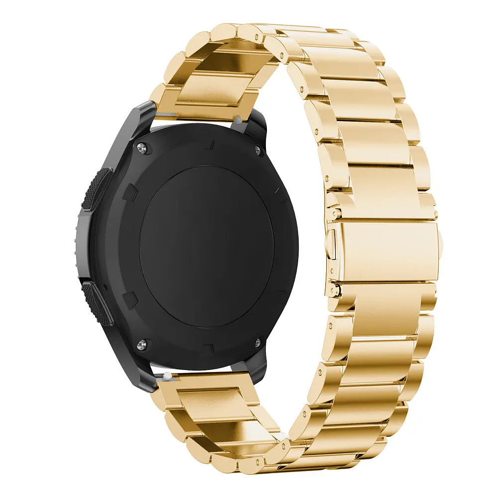 Металлический ремешок Watchbands Stainless Premium для Samsung Gear S3 Samsung Galaxy Watch 46mm Silver - золотой (WB006METALGOLD) - фото 4