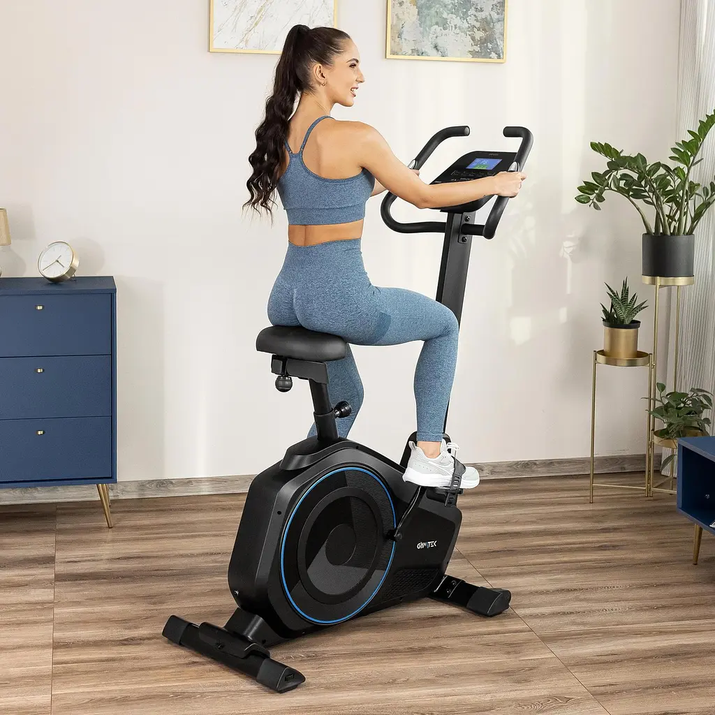 Велотренажер Gymtek XB6000 електромагнітний синій - фото 3