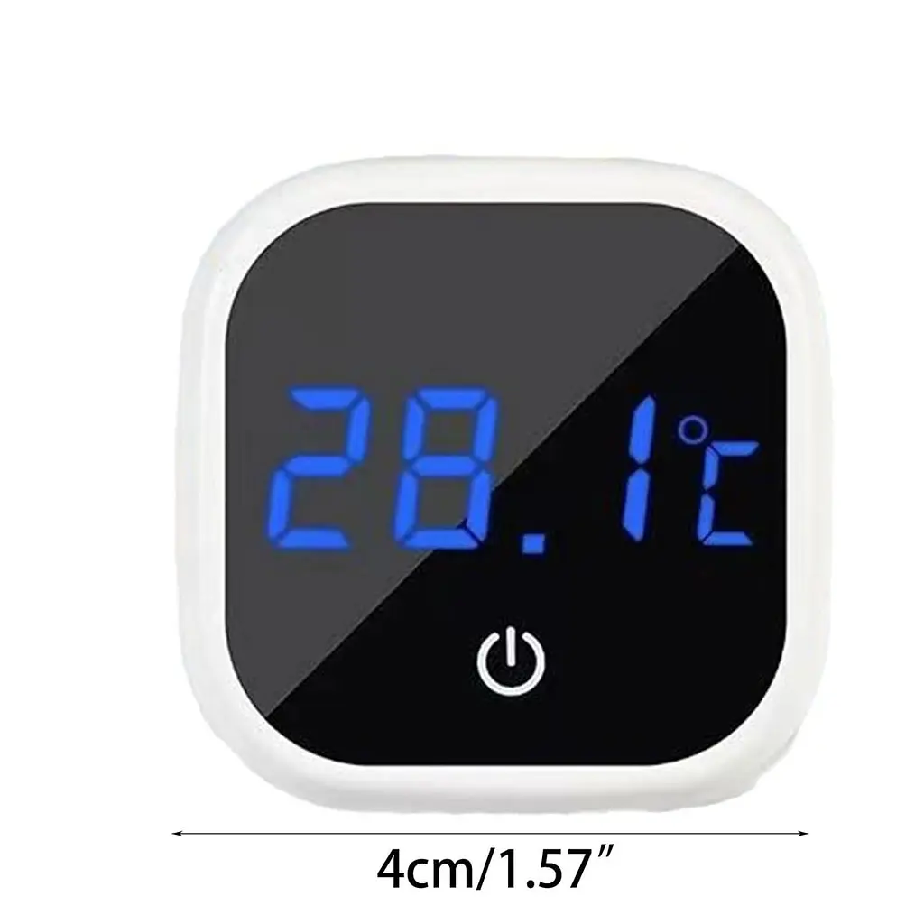 Цифровий термометр для акваріума 43×43 мм самоклеючий з LCD дисплеєм білий (SKU-165) - фото 4