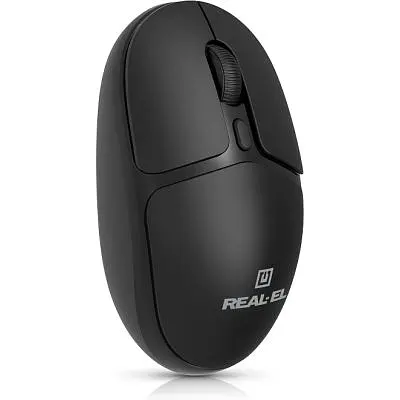 Комп'ютерна мишка Real-El RM-335W Wireless Black (EL123200055) - фото 7