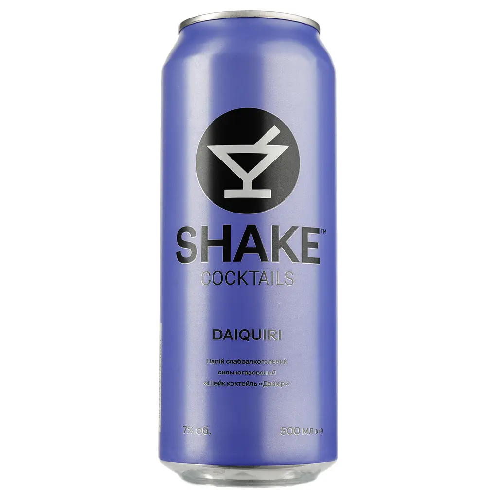 Упаковка напою слабоалкогольного Shake Daiquiri 7% 12 л з/б (0.5 л х 24 шт.) - фото 2