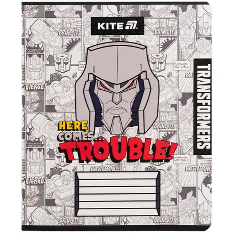 Зошит Kite Transformers, 12 аркушів, клітинка (TF25-232), в асортименті - фото 12