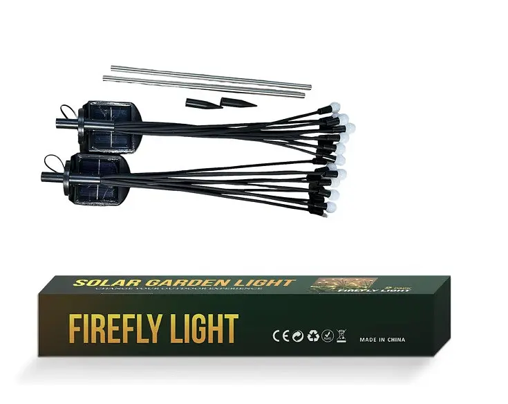 LED - світильники OldBro вуличні на сонячних батареях довжина 70 см 10 світлодіодів 2 шт - фото 8