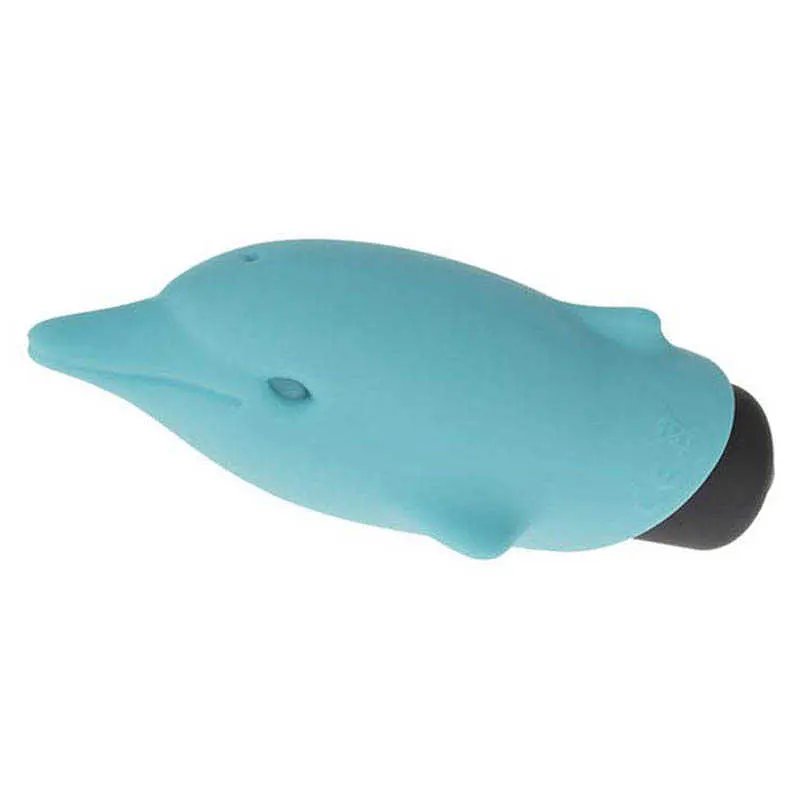 Вібратор Adrien Lastic Pocket Vibe Flippy Вагінальний міні-, 7.5х2.5 см. блакитний
