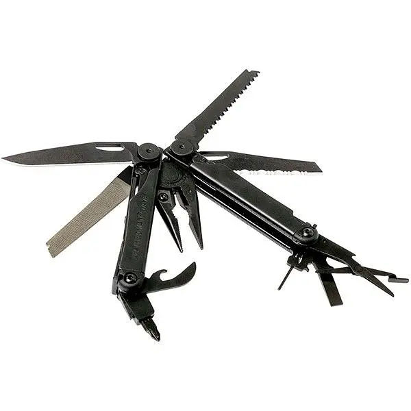 Мультитул Leatherman WAVE PLUS BLACK + синтетичний чохол (832526) [60725] - фото 2