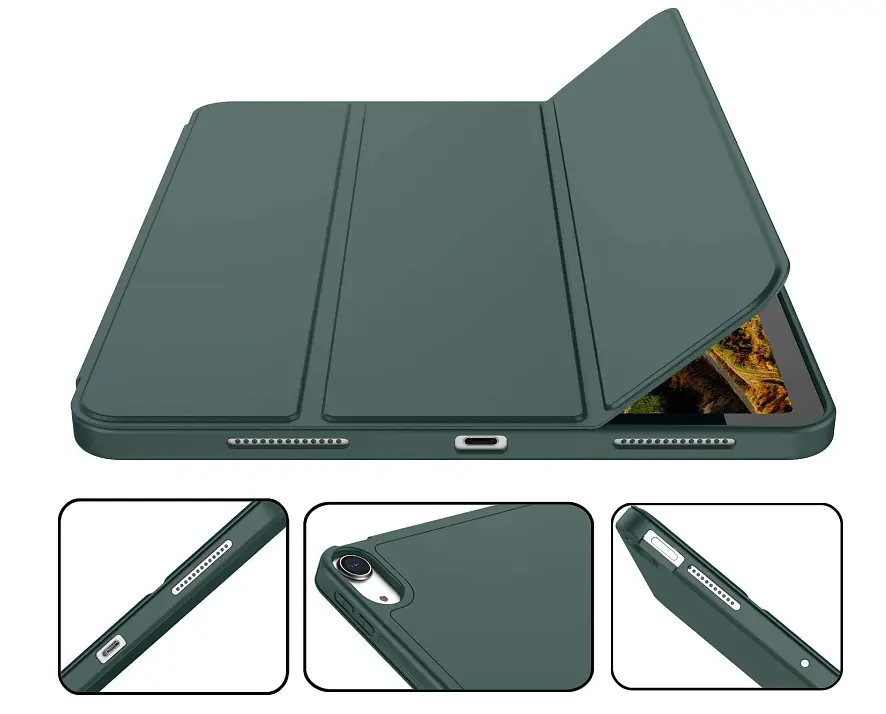 Чохол-книжка CDK Еко-шкіра силікон Smart Case cлот стилус для Apple iPad Pro 11" 1gen 2018 (015026) green - фото 2