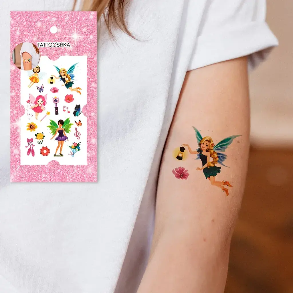 Тату тимчасове Маленькі Феї Tattooshka WS-E041 Різнокольоровий shop (5805800011066) - фото 3