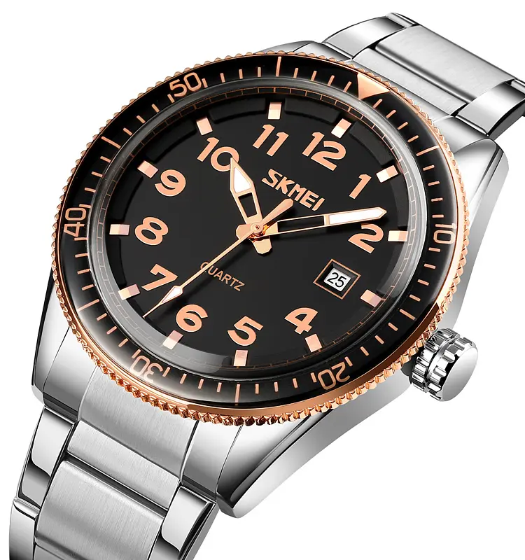Чоловічий наручний годинник 9232SRGBK Rose Gold-Black Skmei acs0029855 - фото 2
