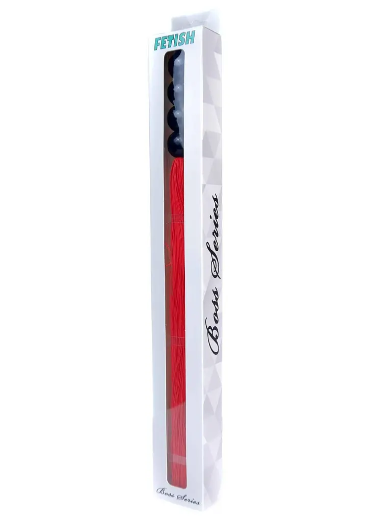 Кнут Silicone Whip Red 14 - Fetish Boss Series Boss Series 61-00041 98914 - фото 3