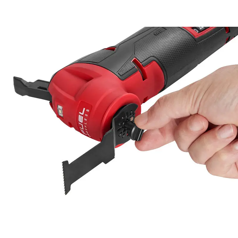 Інструмент багатофункціональний акумуляторний MILWAUKEE, M18 FMT-0X (каркас, універсальне лезо, шліфувальна підошва, шліфувальний - фото 7