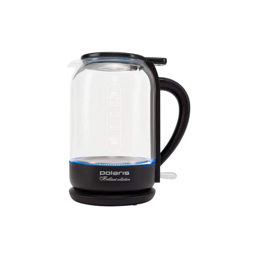 Електрочайник Polaris PWK 17103CGL Water Way Pro Чорний