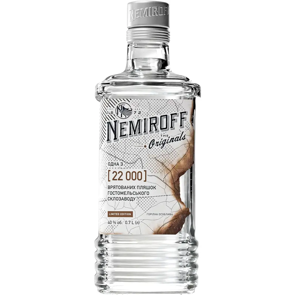 Упаковка горілки Nemiroff Originals 22000 40% 8.4 л (0.7 л х 12 шт.) - фото 2