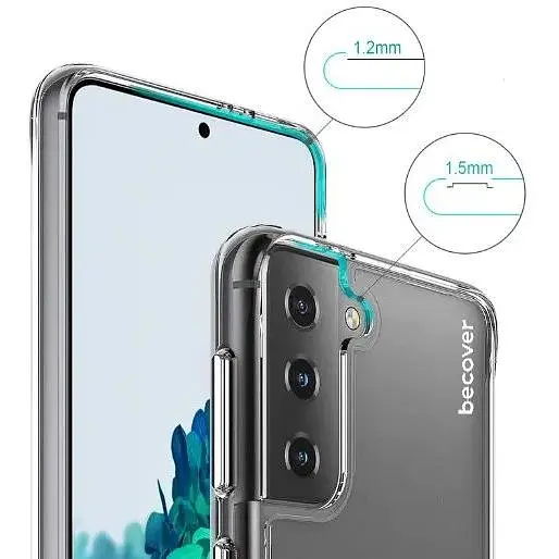 Чохол-накладка BeCover Space Case для Samsung Galaxy S22 SM-S901 Transparancy (708588) - фото 2
