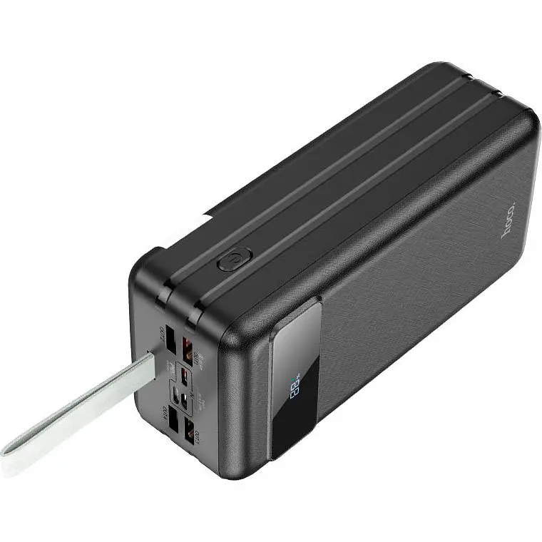 Зовнішній акумулятор Hoco J86B Electric 60000mAh 22.5W Black (771742) [101157] - фото 3