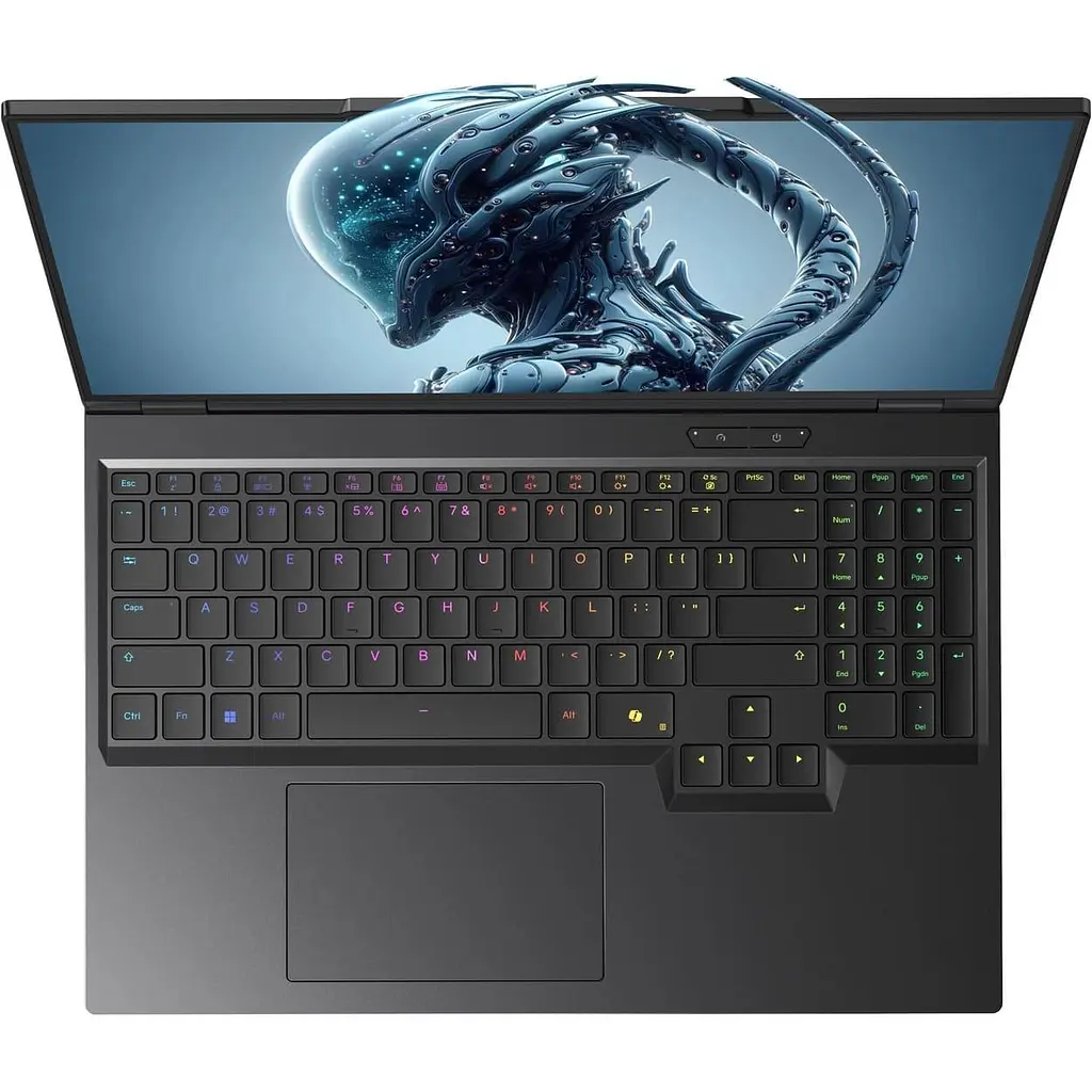 Ноутбук Dream Machines 16 RT5090-16UA21 WQXGA 300Hz/R9-9955HX/32GB/1TB/RTX 5090 16GB/DOS/Black (RT5090-16UA21) - фото 4