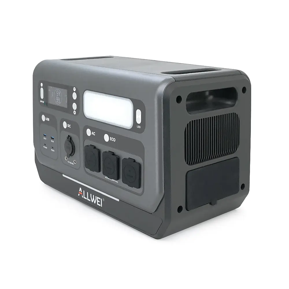 Портативна зарядна станція ALLWEI SGR-PPS2400-2PRO, 2400W/2048Wh LiFePO₄, MPPT 500W max ХТ60/12 – 60 В/10 А, 2xDC5521-12V-12A, CarPort-12V-12A 2xUSB-A-18W, 2xUSB-C-100W, Wi-Fi, charge 1.5 h, 465x260x295 мм, 23.5 кг - фото 2