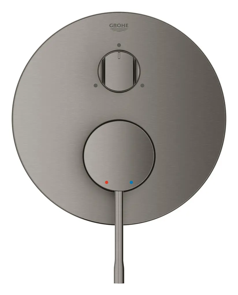 Смеситель скрытого монтажа с переключателем на 3 положения Grohe Essence 24092AL1, Графит - фото 2
