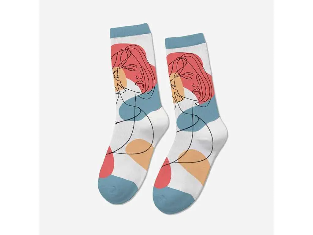 Шкарпетки SUPER SOCKS S188 Пікассо подарунковий набір жін арт.009/к р.36-40 4пар - фото 2