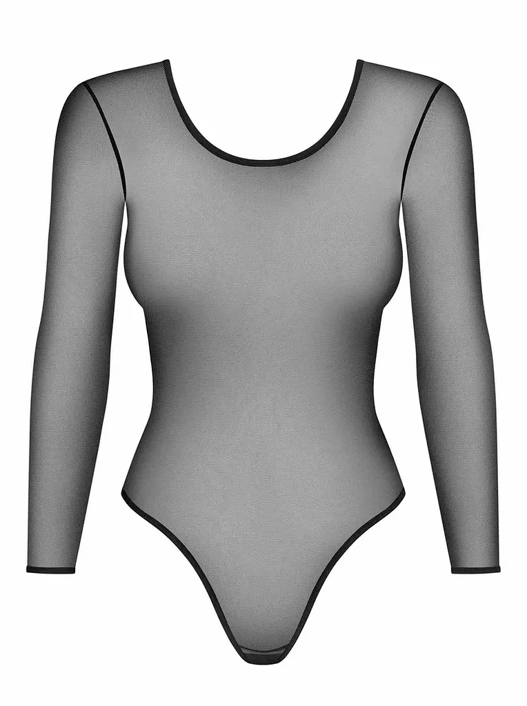 Боді Obsessive B124 S/M чорний - фото 5