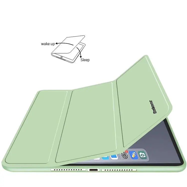 Чохол-книжка BeCover Tri Fold Soft TPU Silicone для Apple iPad 10.2 2019/2020/2021 Green (706884) - фото 5