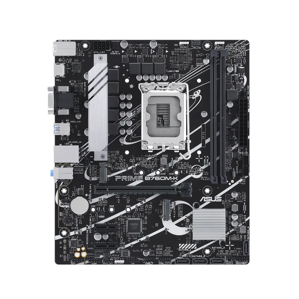 Материнська плата Asus B760M-K Prime D4 LGA 1700 (PRIME B760M-K D4) - фото 3
