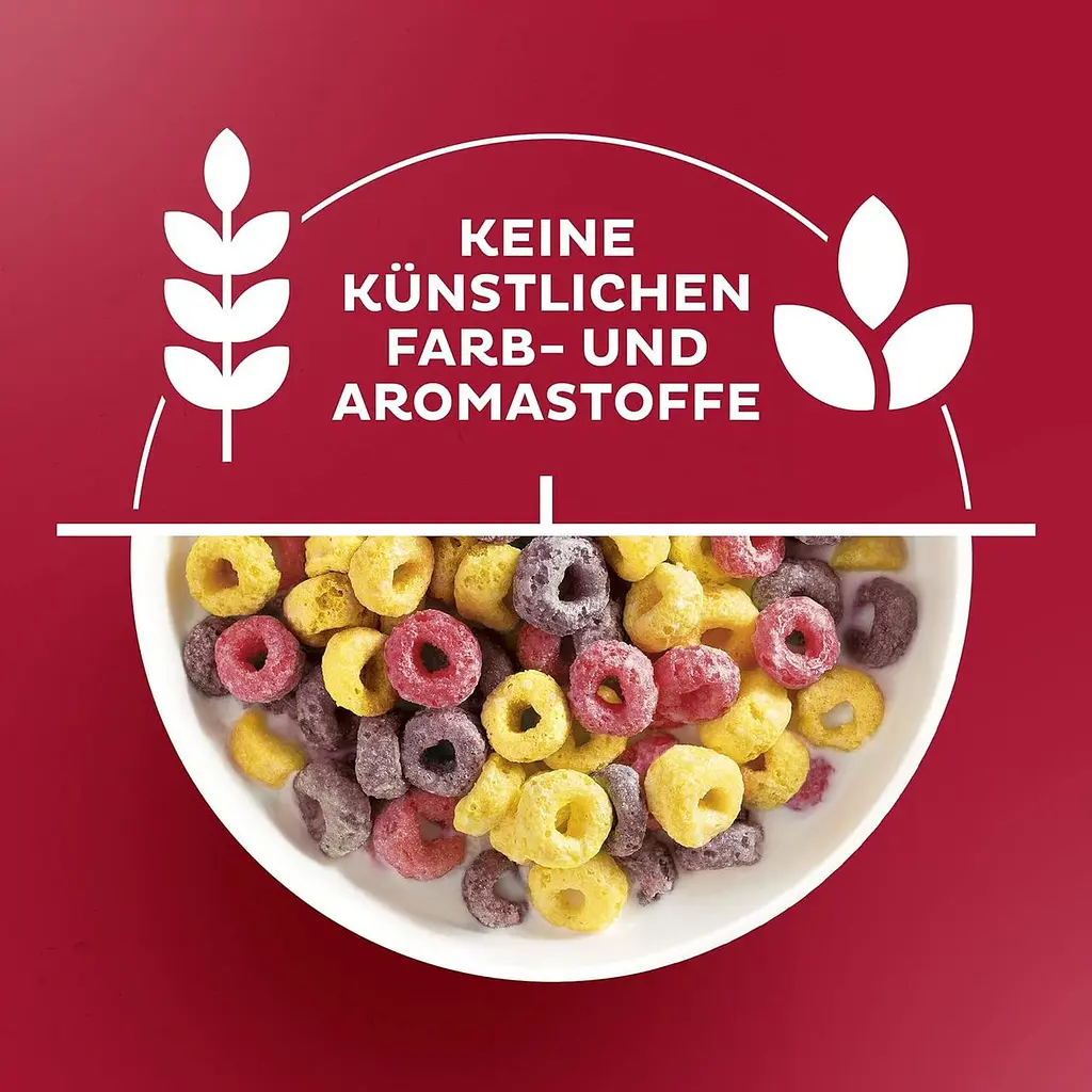 Сухий сніданок Kellogg's Froot Loops фруктові кільця 375 г - фото 5