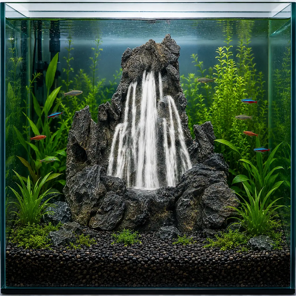 Декорація Hobby Sandfall 25,5×20×26,5 см - підводний піщаний водоспад для акваріума (41796) - фото 4