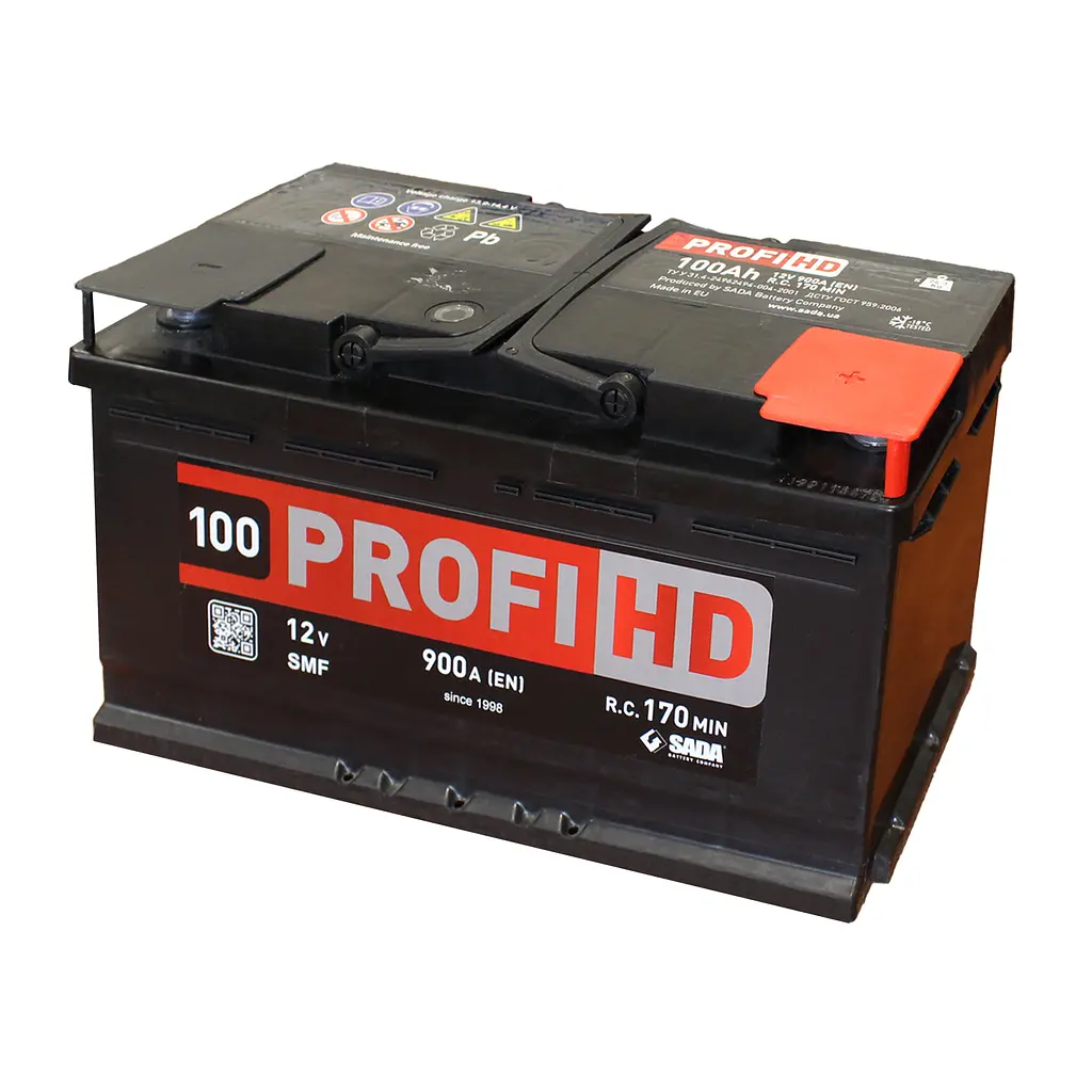 Автомобильный аккумулятор SADA PROFI HD SMF 6СТ-100 (-/+) Евро, 12В 100Ач 900А - фото 3