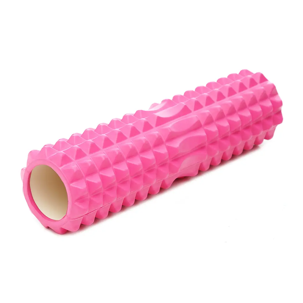 Масажний ролик Cornix EVA 45 x 14 см (валик, ролер) XR-0332 Pink - фото 2