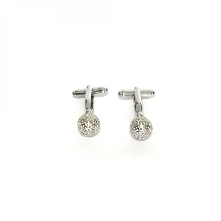 Запонки Круглі Сріблясті Handmade acs0005886 - фото 4