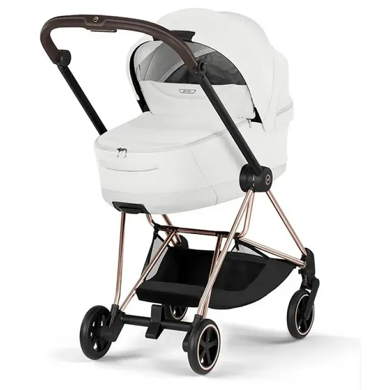Cybex Mios Style 5.0 коляска 2 в 1 Off White шасі Rosegold - фото 3