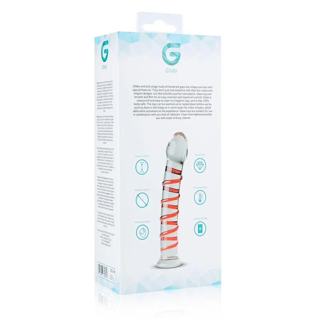 Стеклянный дилдо Gildo Glass Dildo No. 15 - фото 6