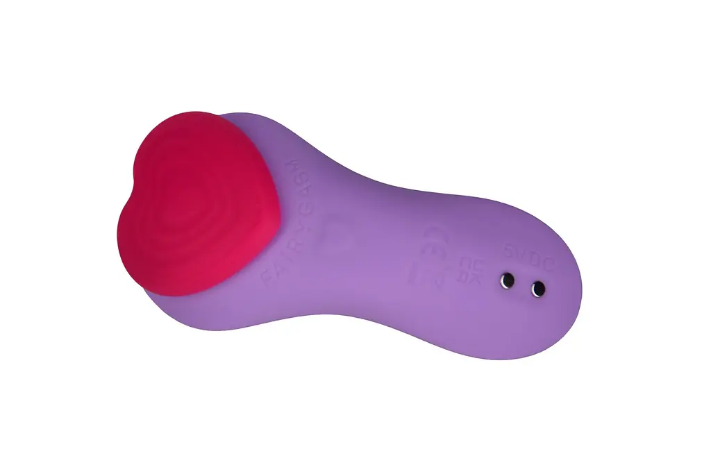 Вибратор FairyGasm HeartGem 10 см фиолетовый - фото 4