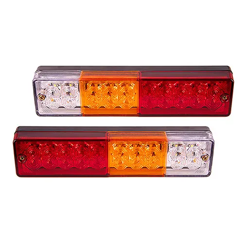 LED Задній ліхтар квадратний 20LED 12-24V 238х51х31 мм 2 шт. (BL-64920) - фото 6